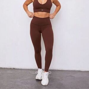 SET Active Luxform Leggings Coco Brown Size Small Leggings Luxury Active Tights